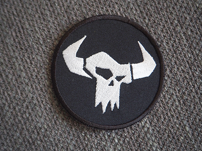 WARHAMMER Symbol (ORKS) Patch (colors) Depressive Illusions Records